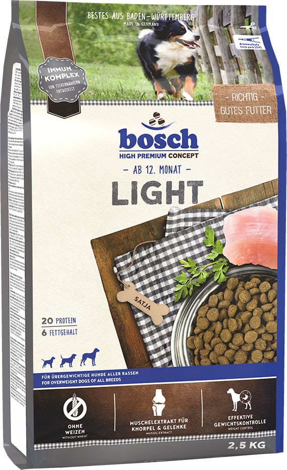 Bosch Light – suché krmivo pro psy – 2,5 kg