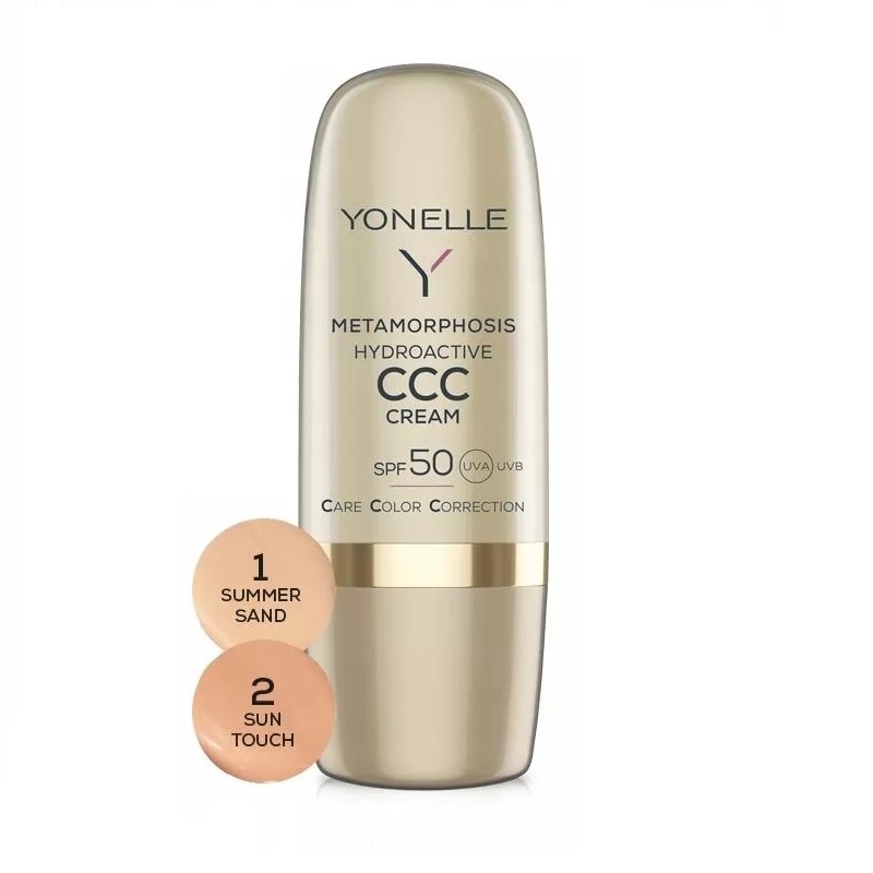 YONELLE METAMORPHOSIS KREM CCC SPF50 NR 2 SUN TOUCH