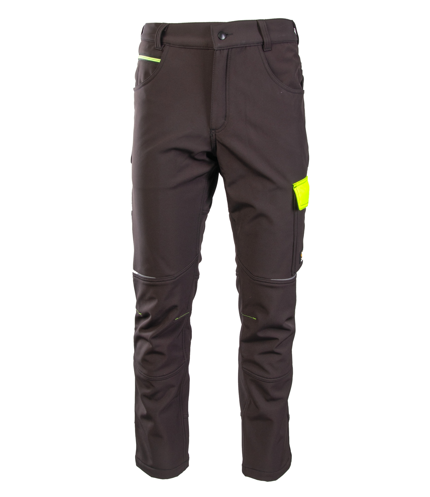 Spodnie Robocze Softshell Ocieplane Rival elastyczne r. 2XL