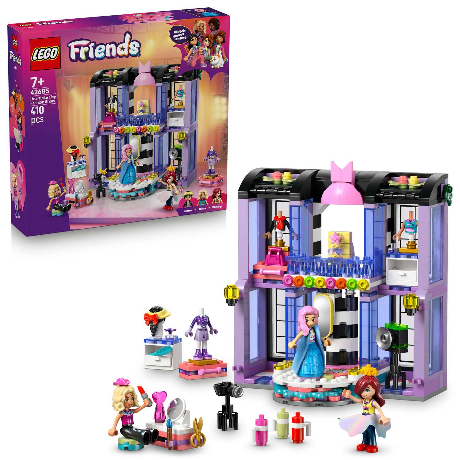 KLOCKI LEGO Friends 42685 POKAZ MODY W MIEŚCIE HEARTLAKE