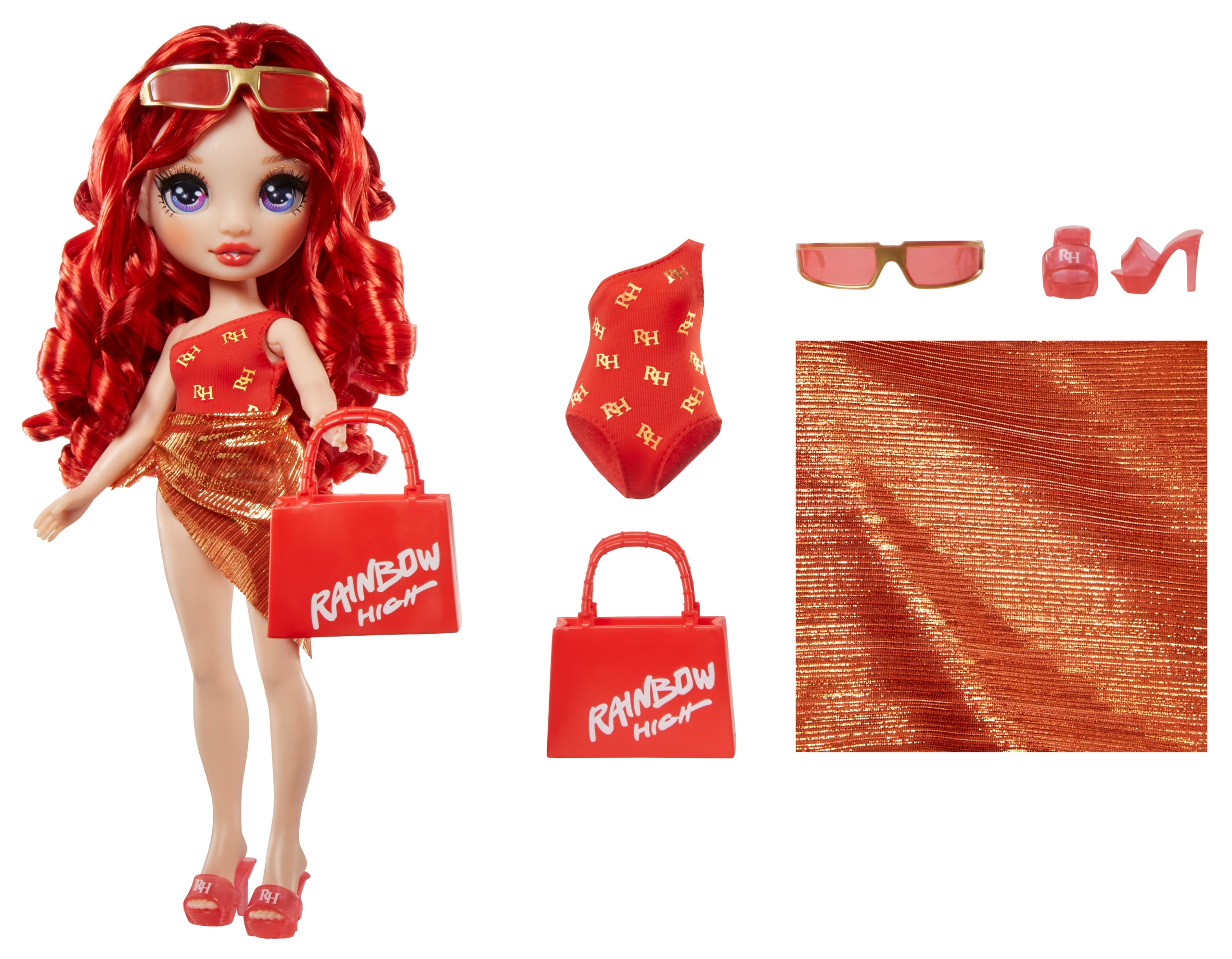 RAINBOW HIGH SWIM FASHION RUBY ANDERSON STRÓJ KĄPIELOWY