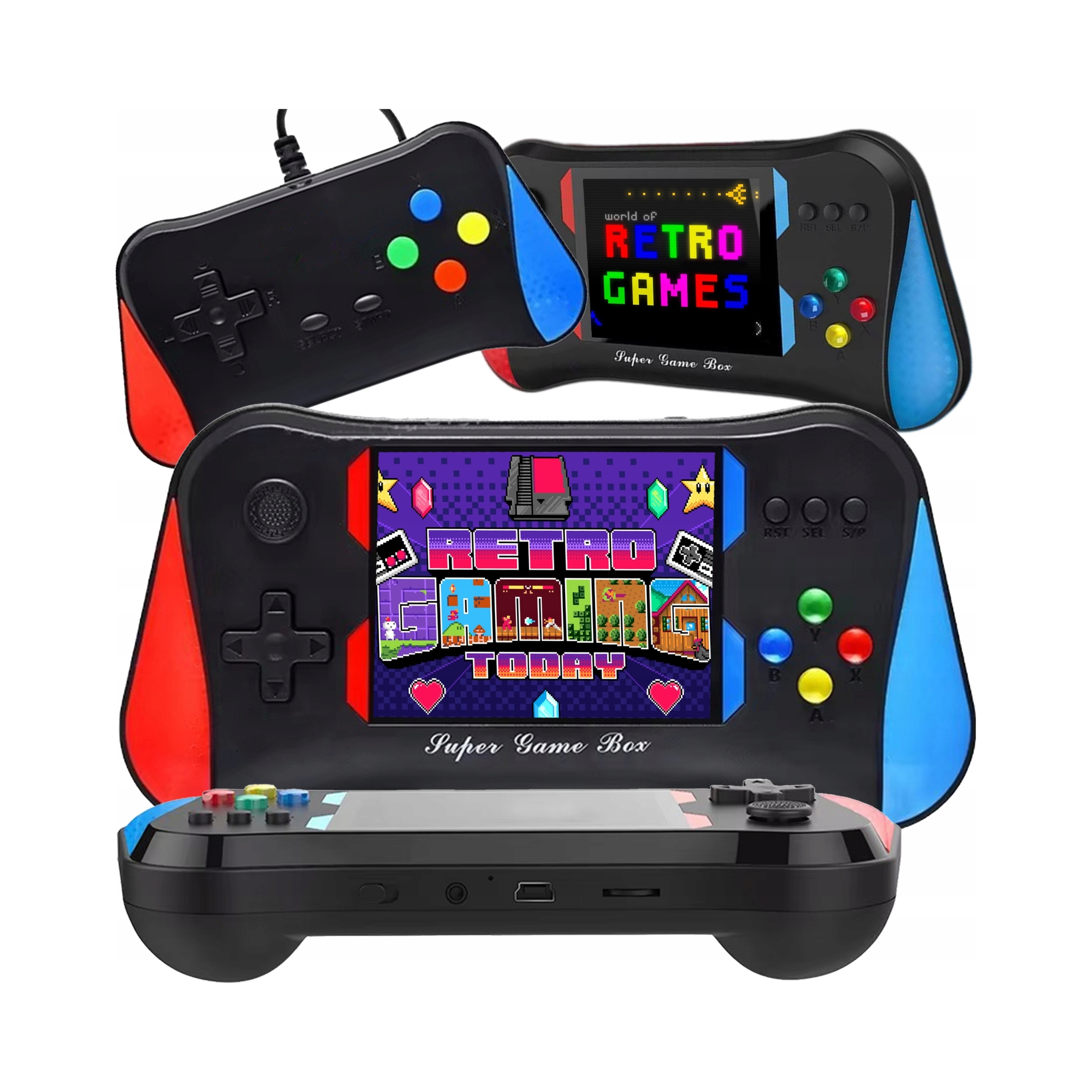 Konsola przenośna do gier retro 500 gier pad