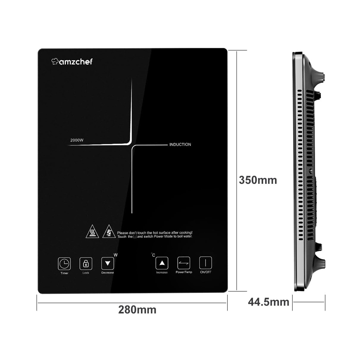 Přenosný vařič Amzchef SK-20CB16T