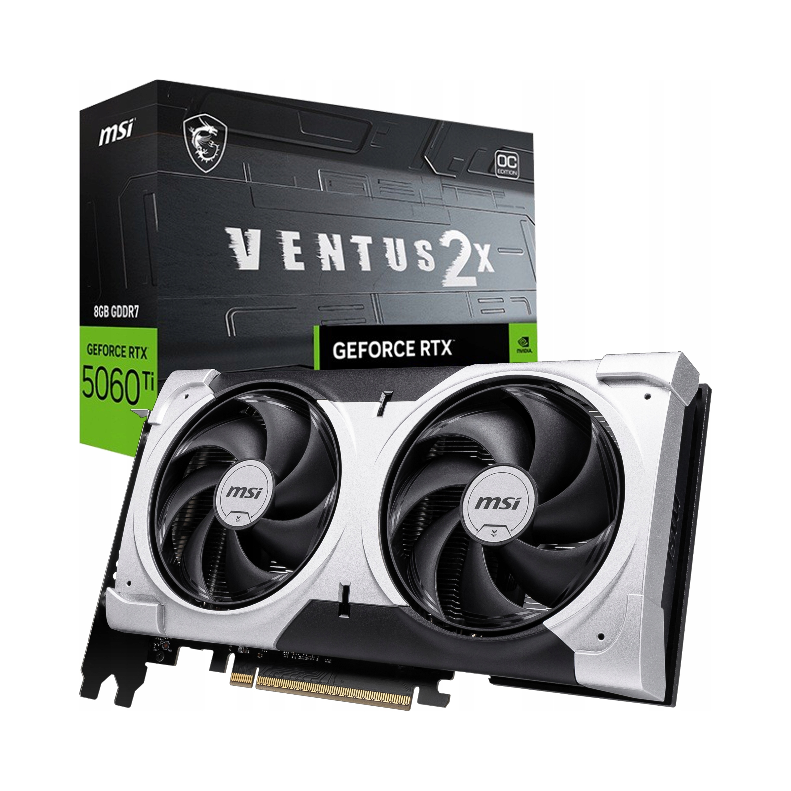Karta graficzna Msi GeForce Rtx 5060 Ti Ventus 2X Oc Plus 8GB GDDR7 128bit