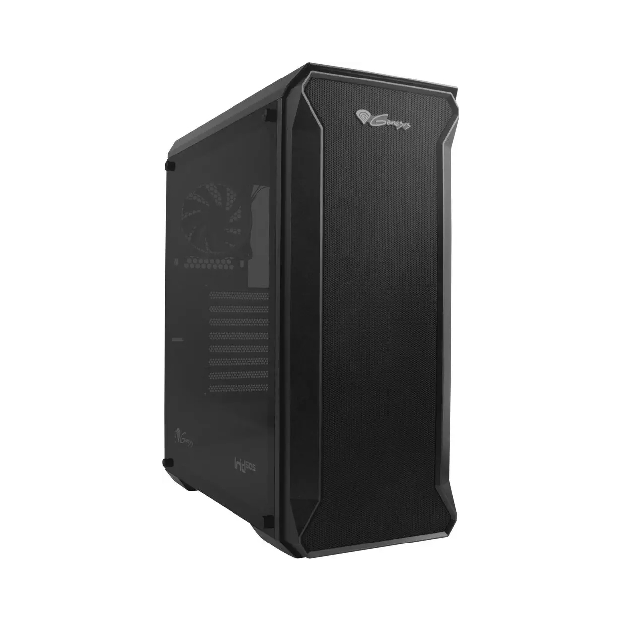Počítačová Skriňa Genesis Irid 505 midi tower Atx okno