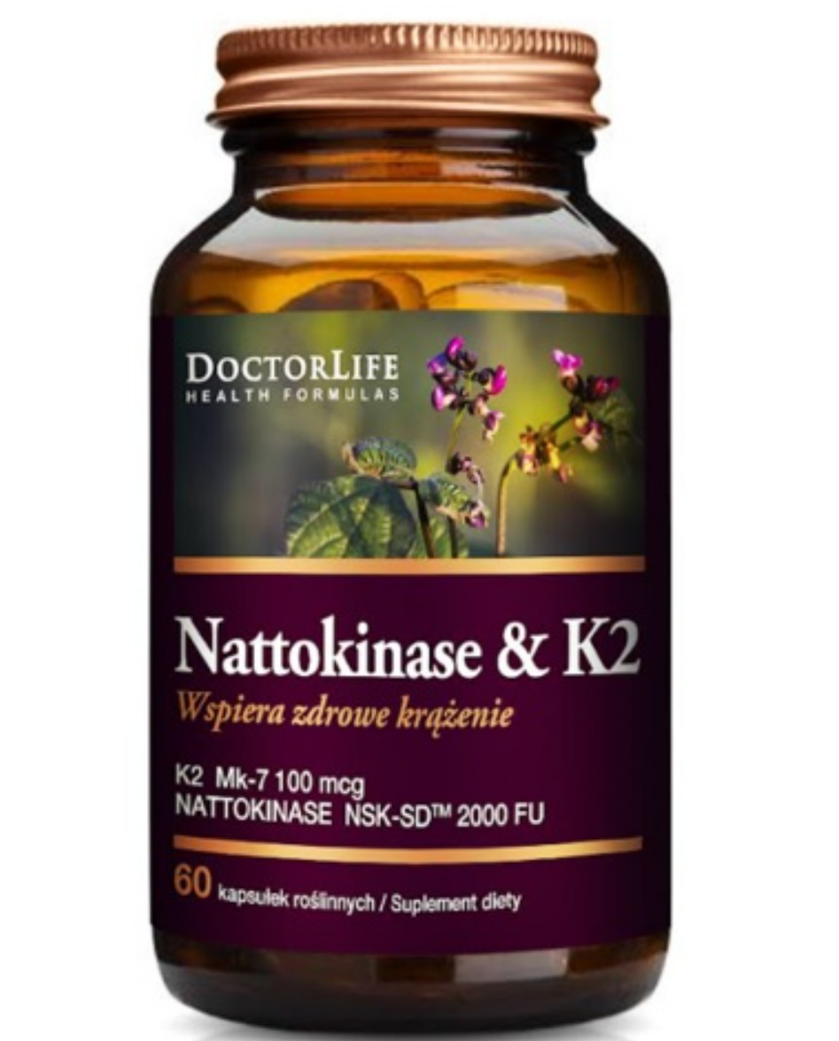 Doctor Life Nattokinase and K2 K2 Mk7 100mg su P1 13602805166 Allegro.pl