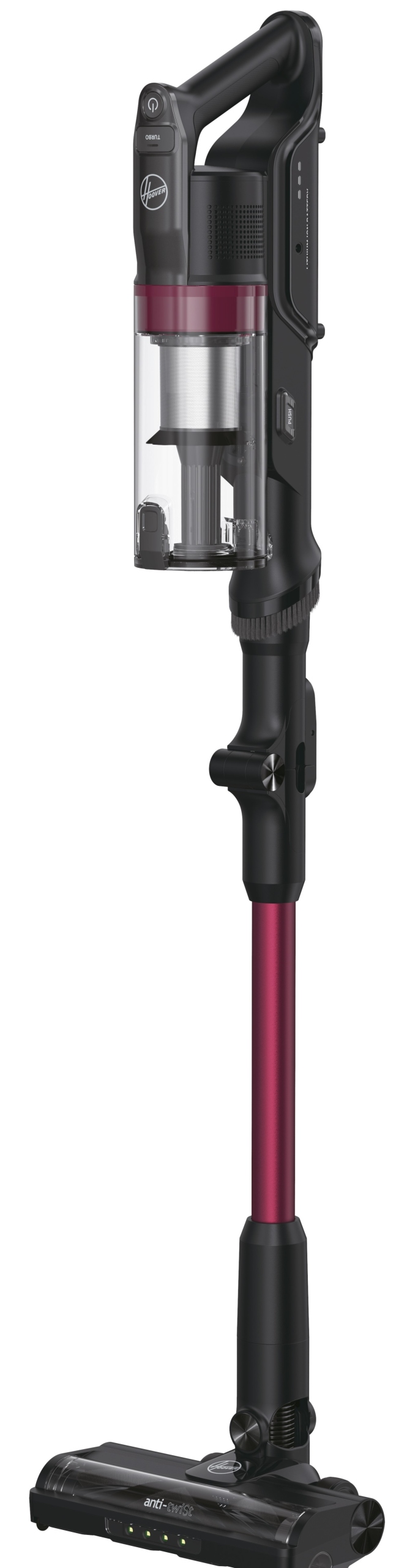 Vertikálny vysávač Hoover HF1P10HX 011 červený