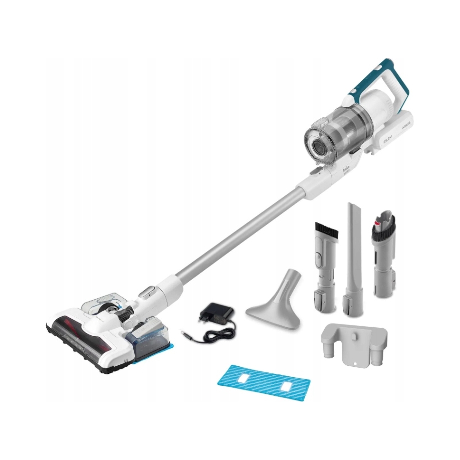 Odkurzacz pionowy z funkcją mopa parowego Amica VM 9003 Joran Aqua biały