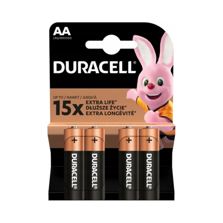 Bateria alkaliczna Duracell Aa (R6) 4 szt.