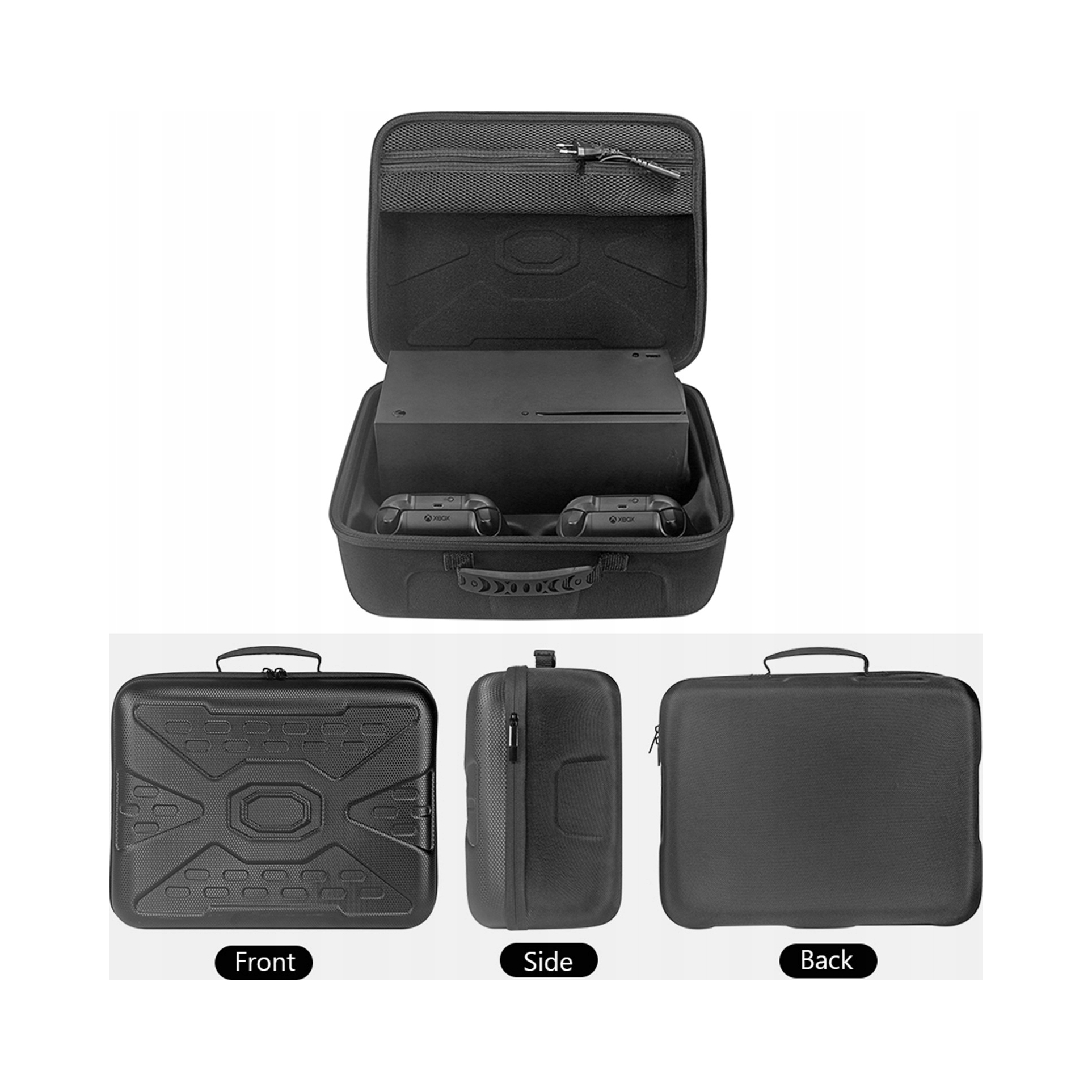 Torba do konsoli Xbox Series X czarna EVA z rączką