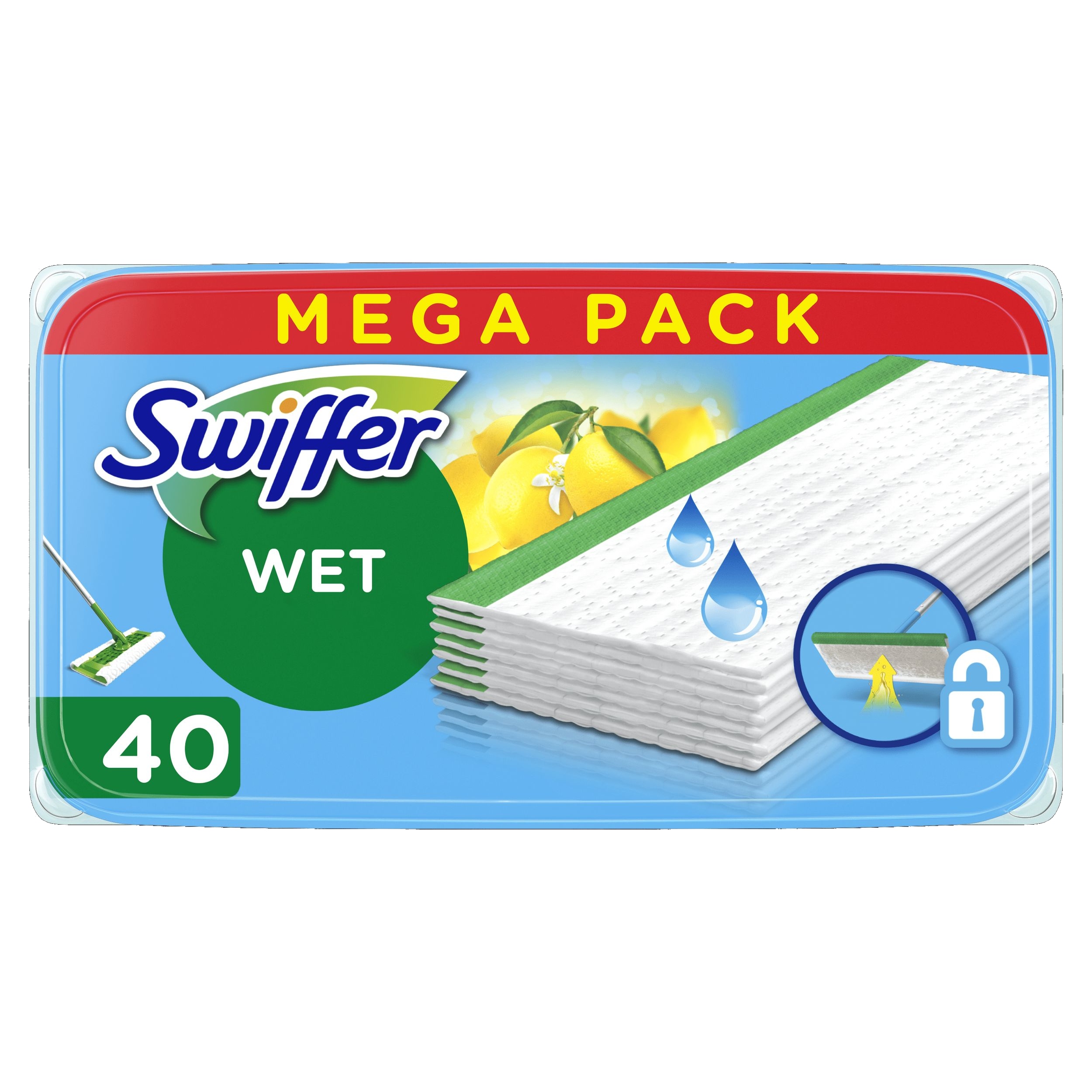 

Swiffer mokre chusteczki wkłady do mopa 40szt