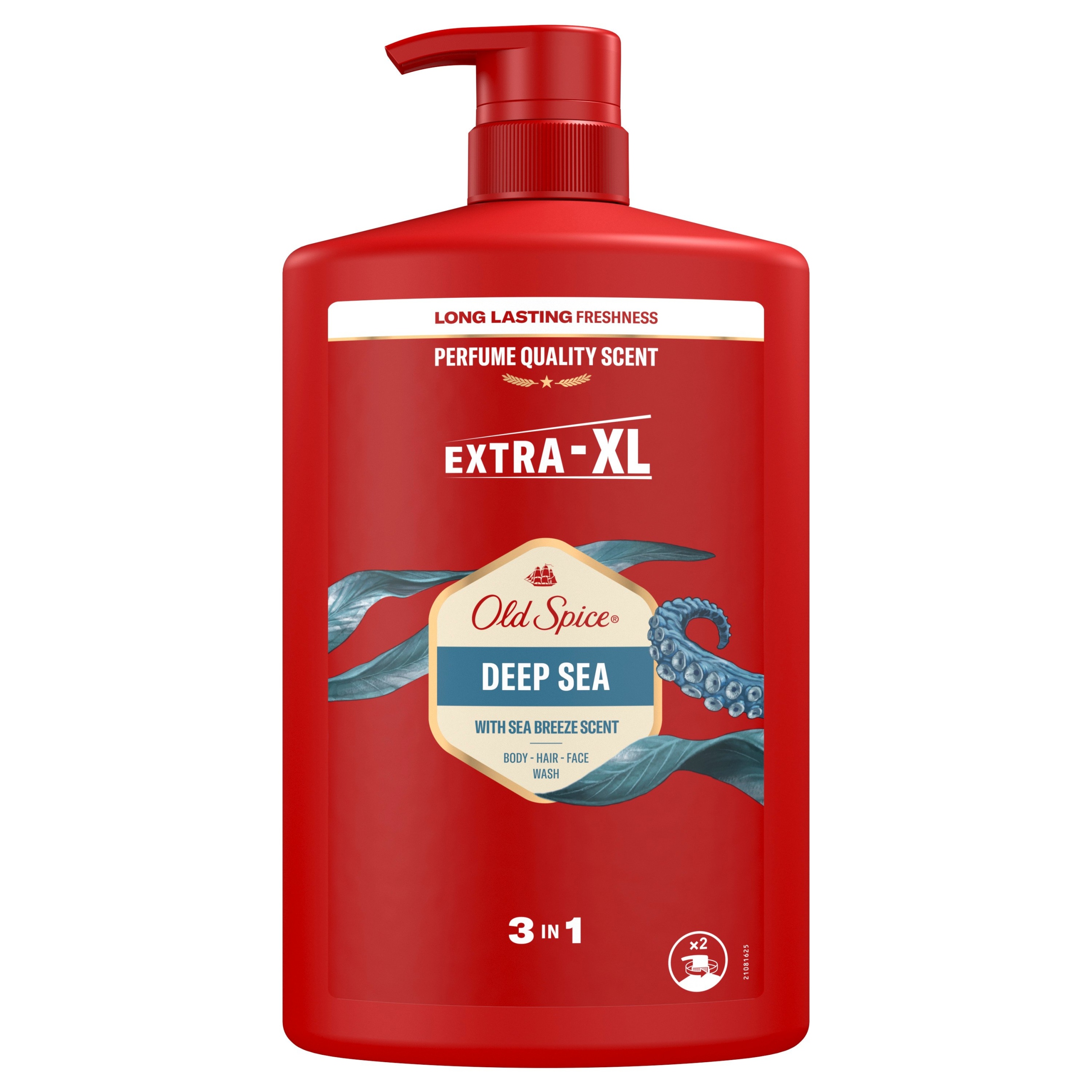 Old Spice 3v1 sprchový gel a šampon Deep Sea s pumpičkou 1000 ml