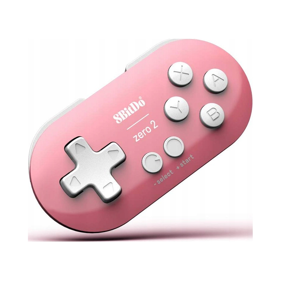 Kontroler Pad 8Bitdo Zero 2 różowy |Switch, macOS, Windows, Steam, Android|