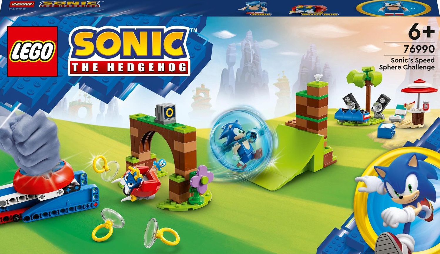 Lego Sonic 76990 Dráha s vystřelovačem Badnik Motobug a Flicky