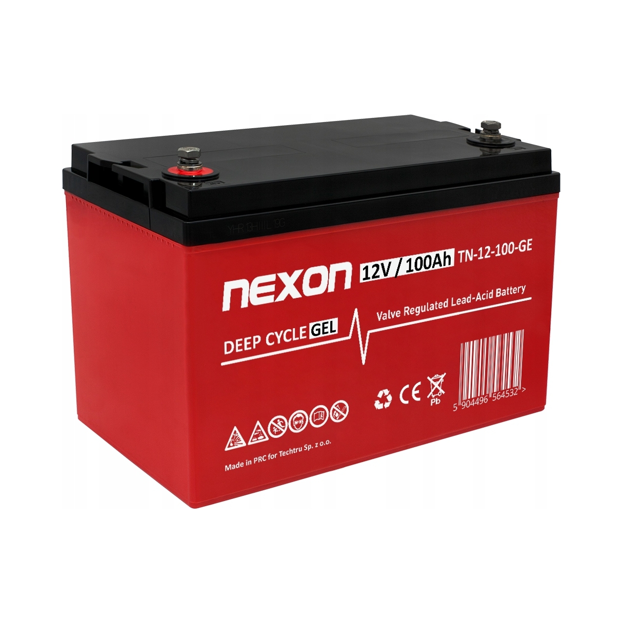 Akumulator żelowy Nexon Deep Cycle Gel 12V 100Ah Zasilanie Awaryjne