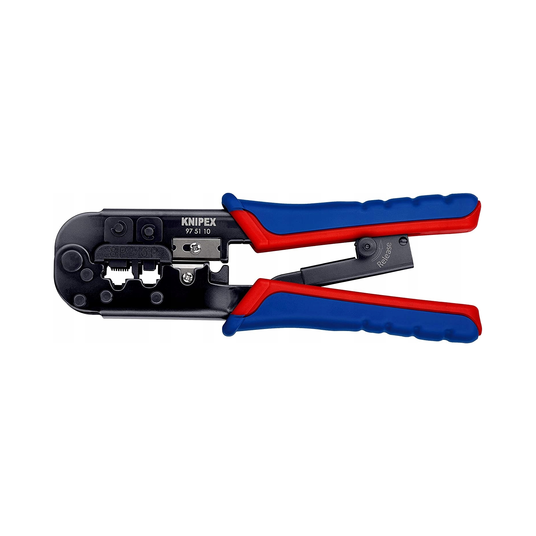 Kleště na krimpování zástrček Western 6/8 pólů Knipex