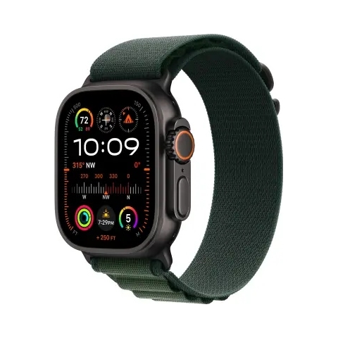 Apple Watch Ultra 2 Gps Cellular 49mm Black Titanium Dark Green Alpine