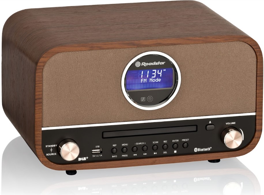 Radiopřijímač Roadstar HRA-1782NBT Bluetooth hnědý