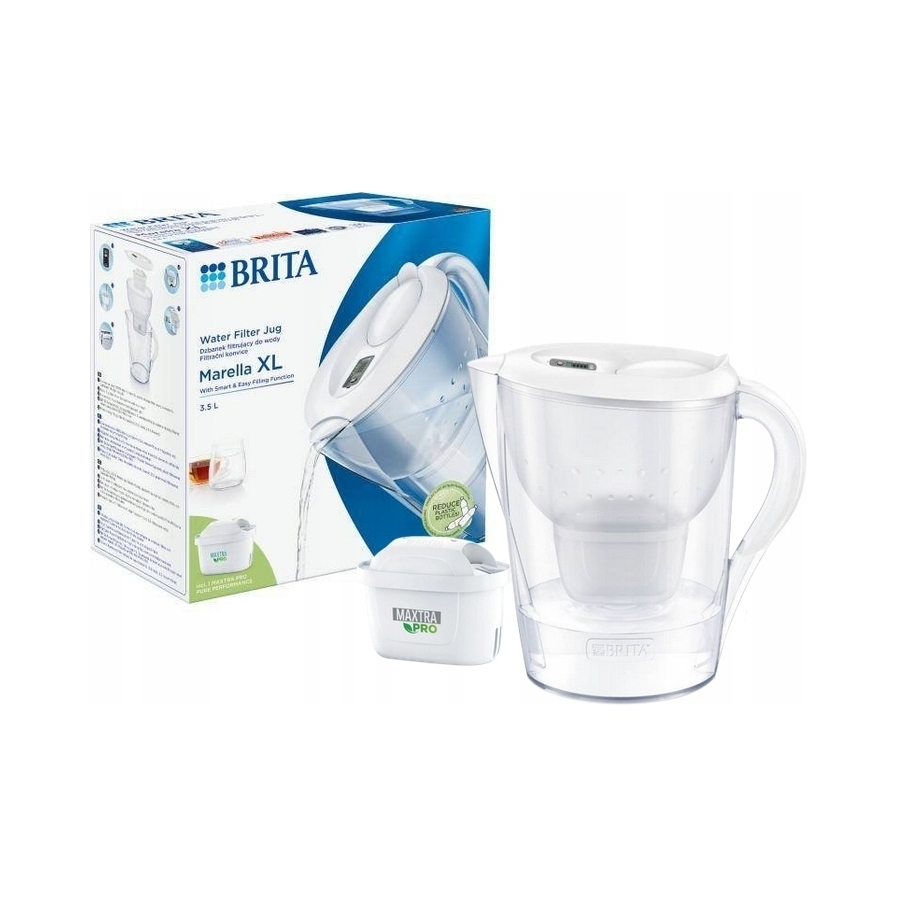 Filtrační konvice bílá Brita Marella XL 1 náplň Pro Pure Performance