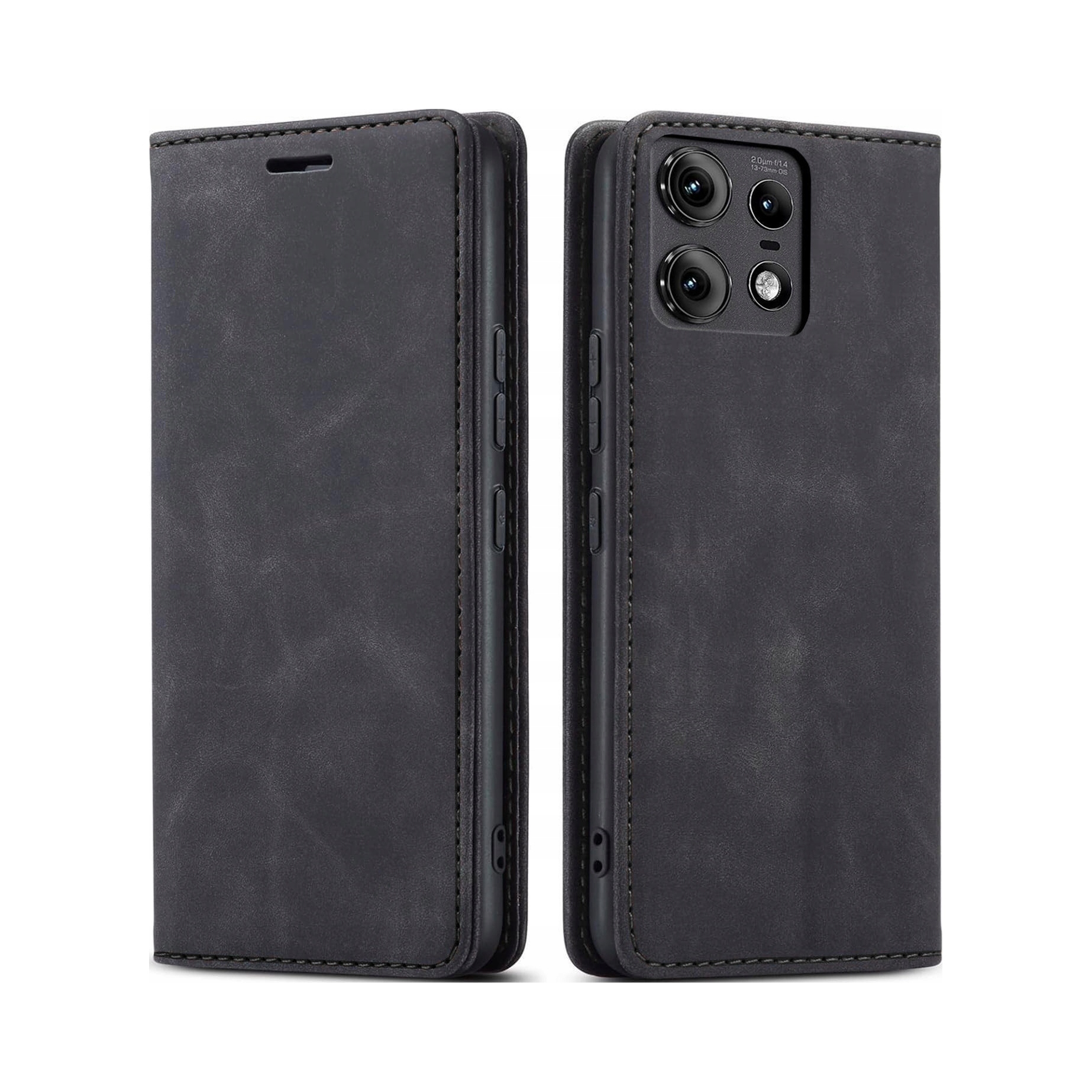 Etui Skórzane Magnetyczne Do Motorola Edge 50 Pro