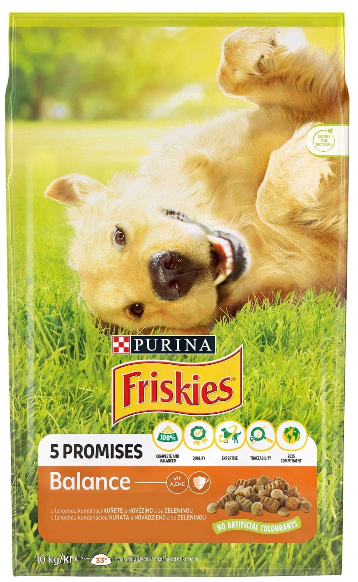 Levně Friskies dog adult Balance kuře 10 kg