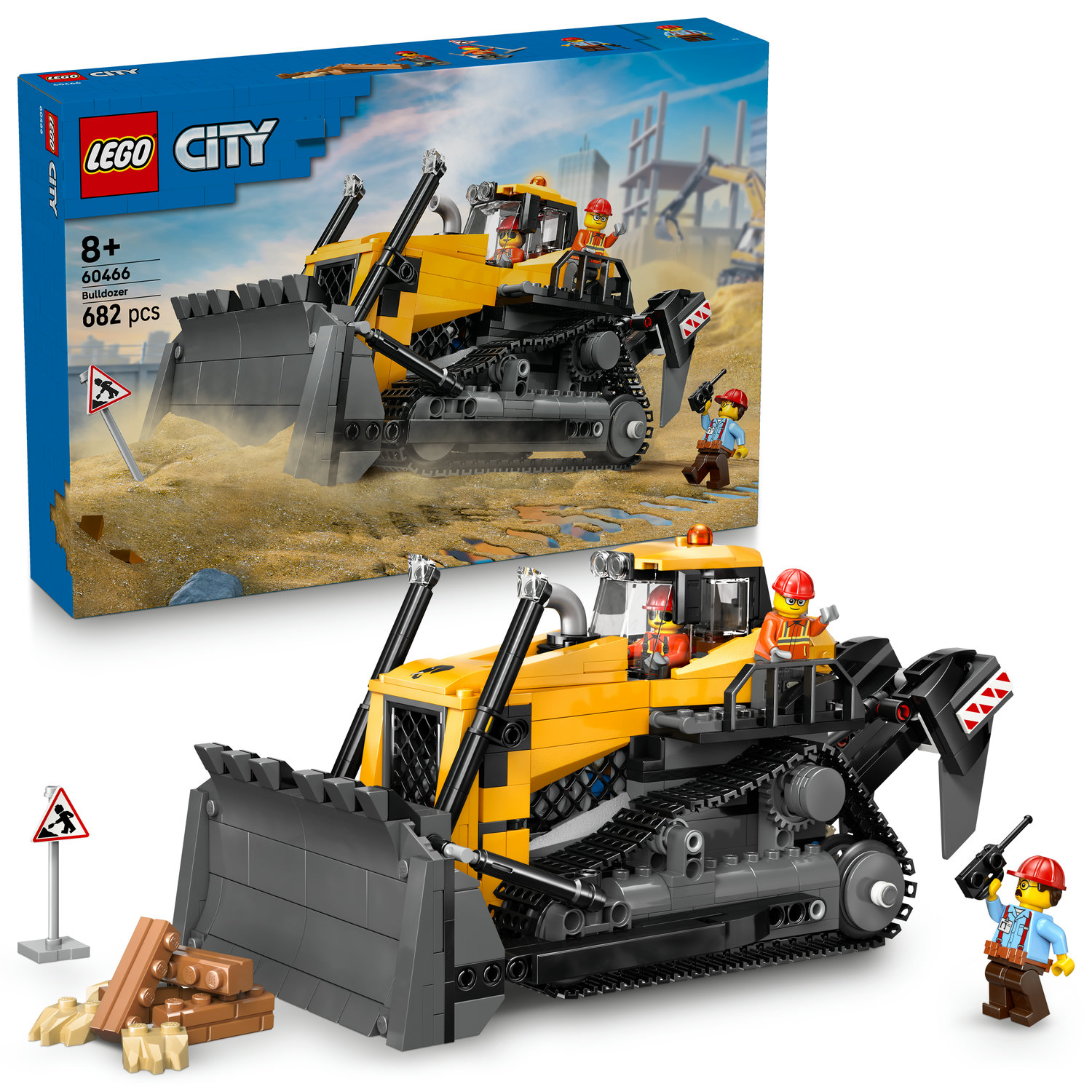 Lego City 60466 Žlutý buldozer