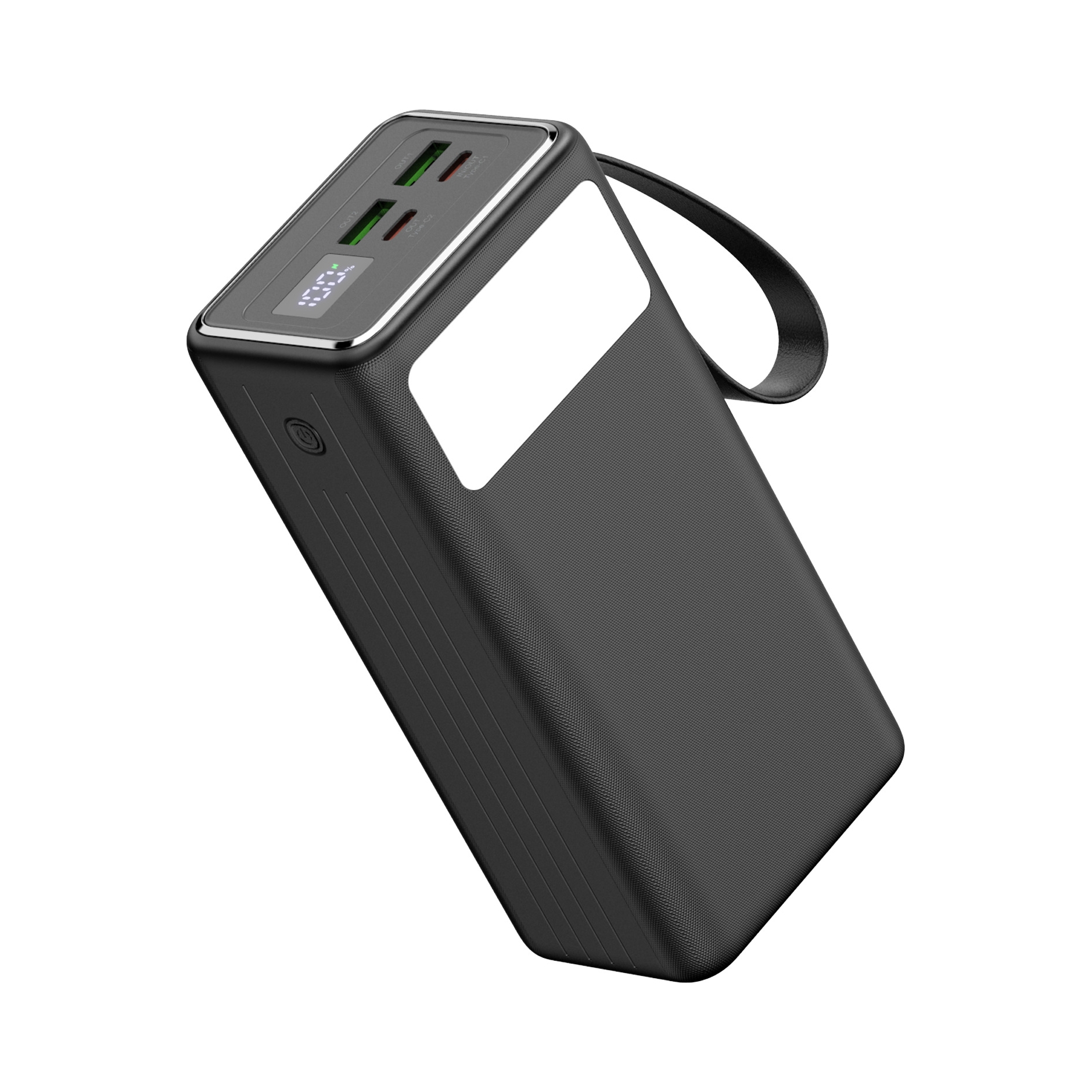 Platinet Powerbanka 40000 mAh 65W Power Delivery, 2xUSB-C, 2xUSB-A, kábel…