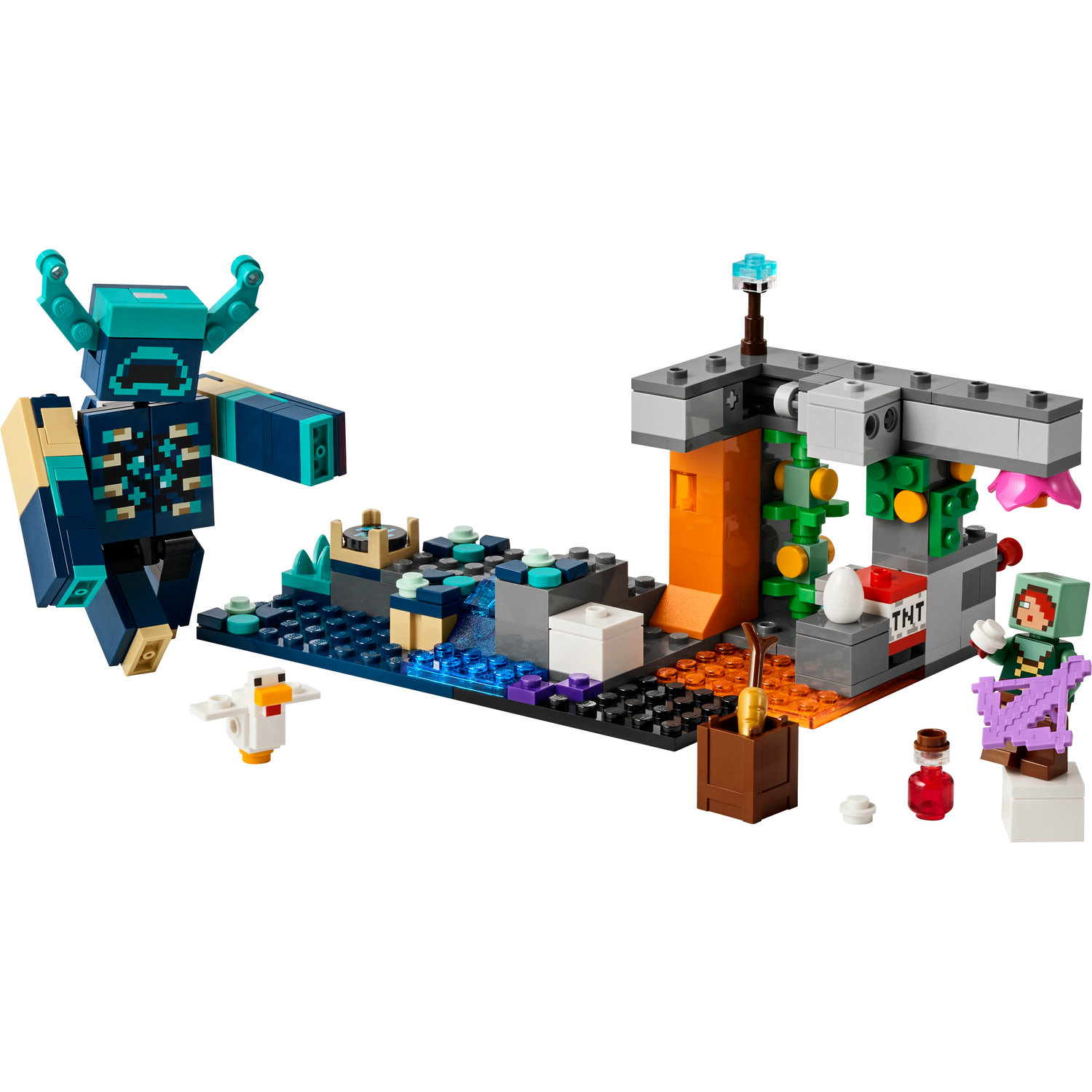 LEGO Minecraft 21274 Találkozás az Őrzővel Márka LEGO