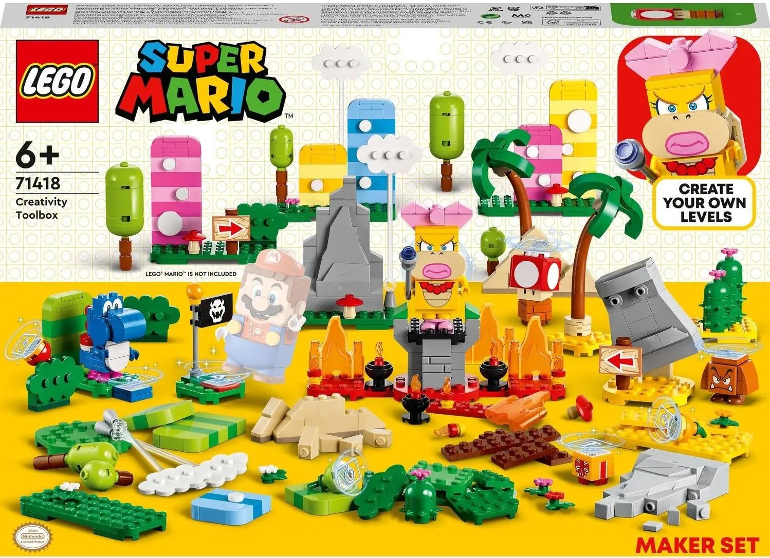 Lego Mario 71418 Kreativní krabička Stavebnice Originální Nové