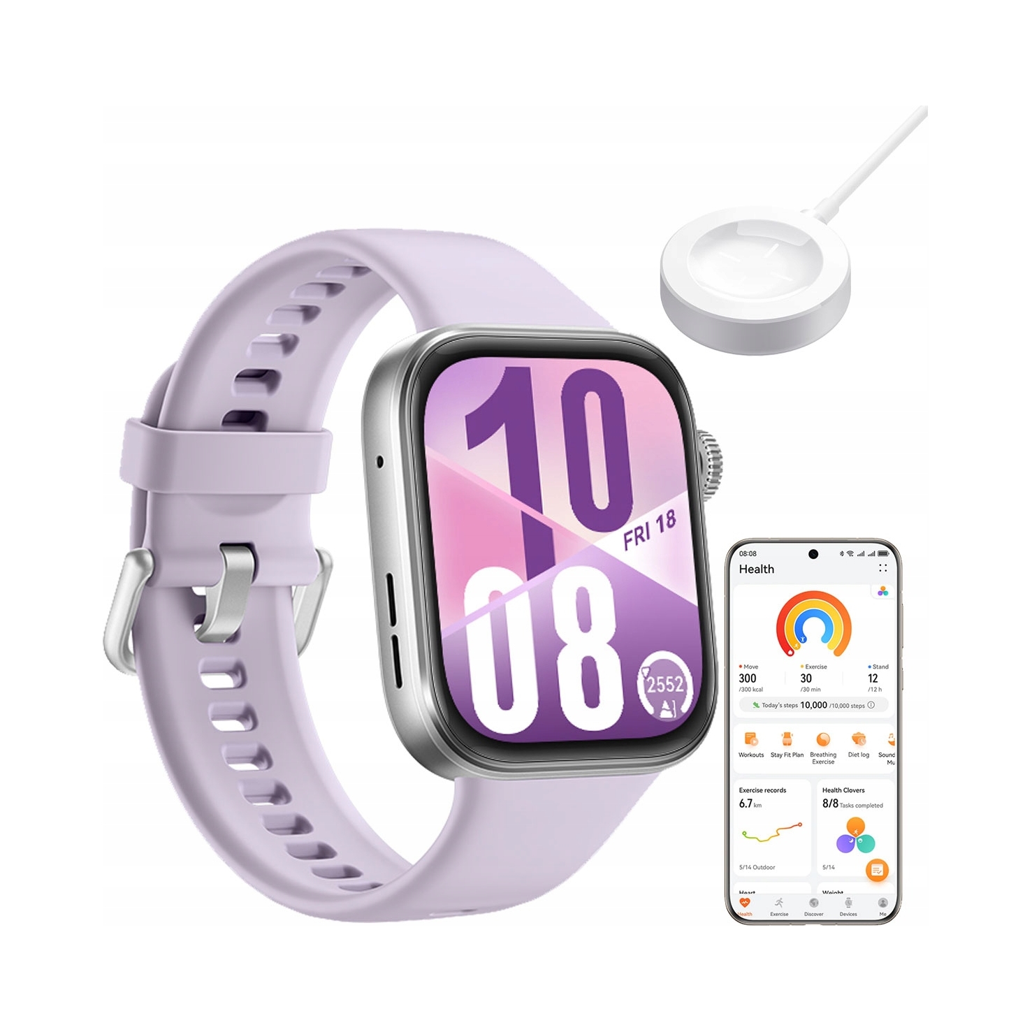 Smart hodinky Huawei Watch Fit 4 fialové