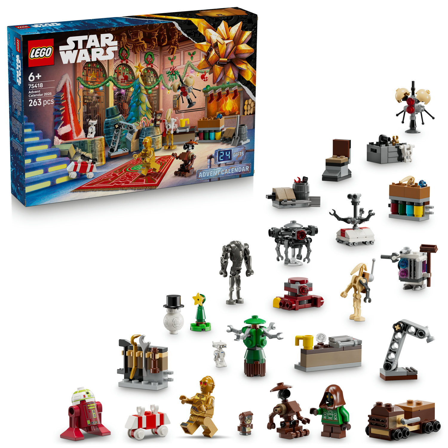Lego 75418 Star Wars Adventní kalendář na rok 2025 Hvězdné války Stavebnice