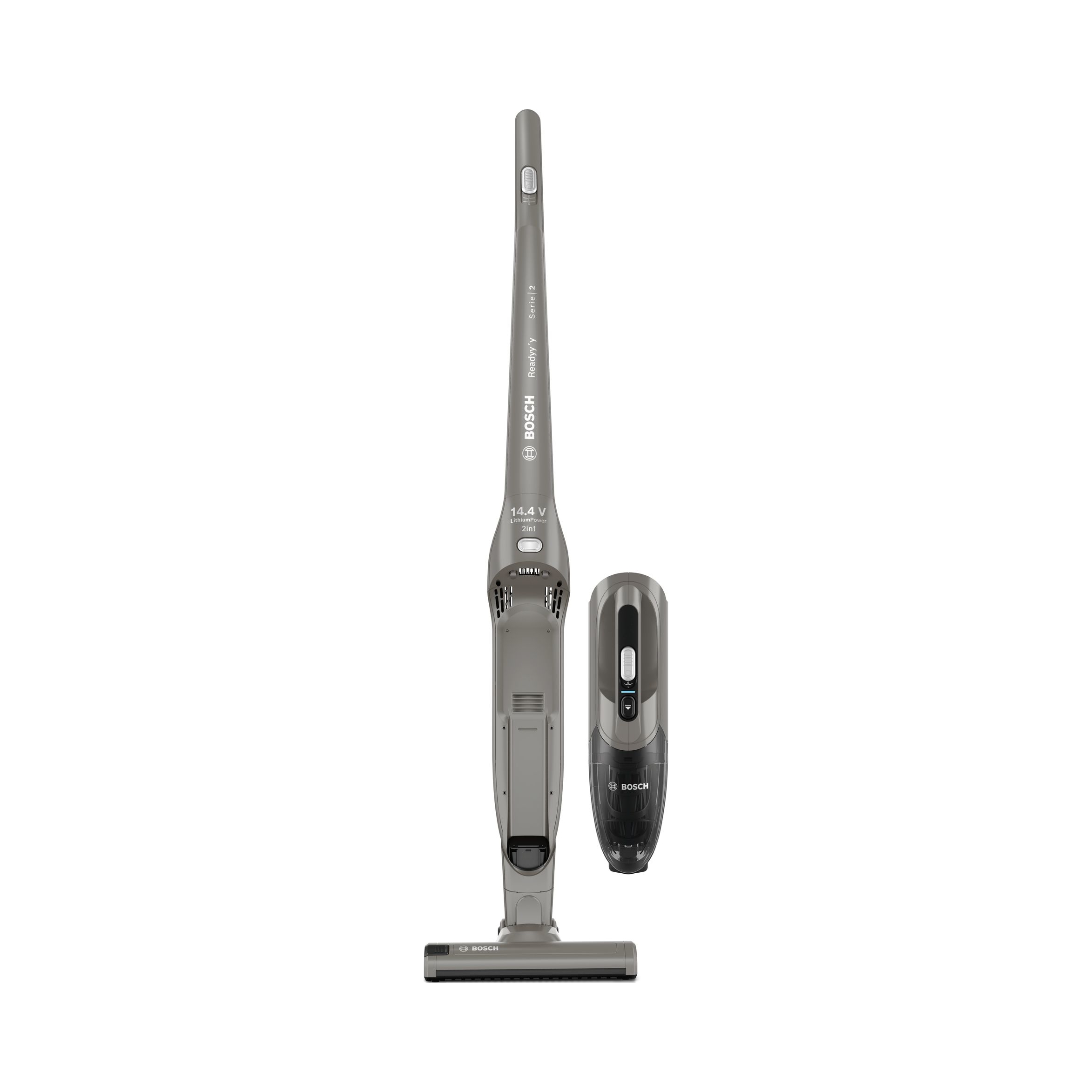 Tyčový vysávač Bosch BBHF214G strieborný/sivý