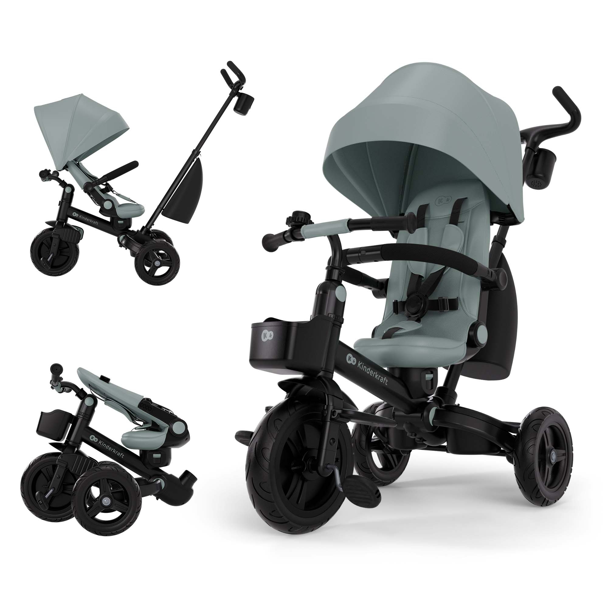 Rower trójkołowy Kinderkraft Aveo 2 zielony