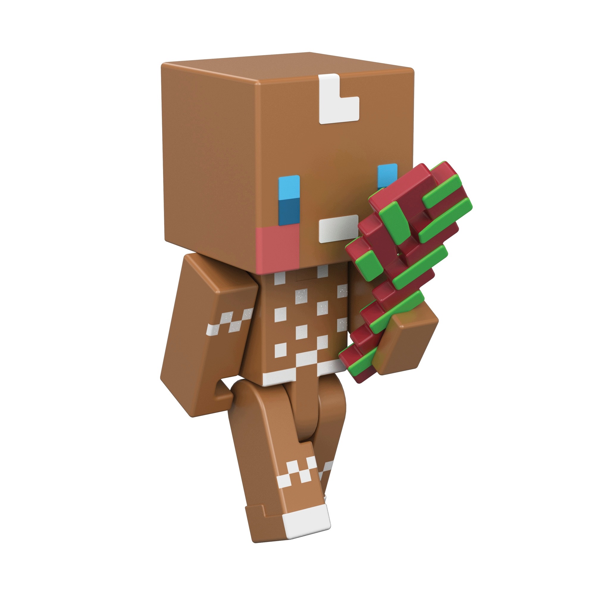 Адвент-календарь Minecraft Mattel, 3 фигурки, 15 аксессуаров и наклейки, от 6 лет — фото 4