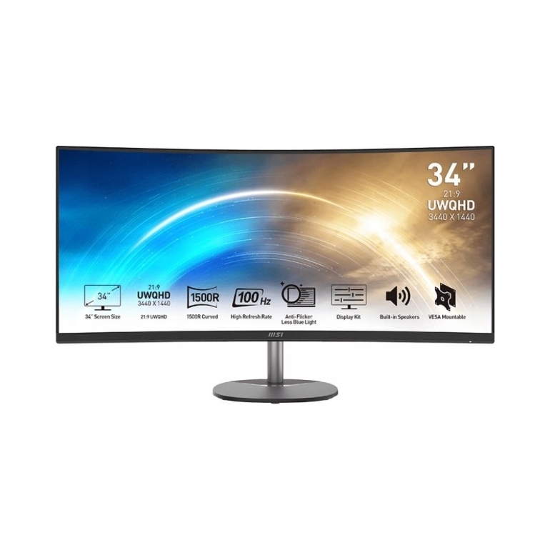 Zakrivený monitor 34'' Msi Pro MP341CQ Va Uwqhd