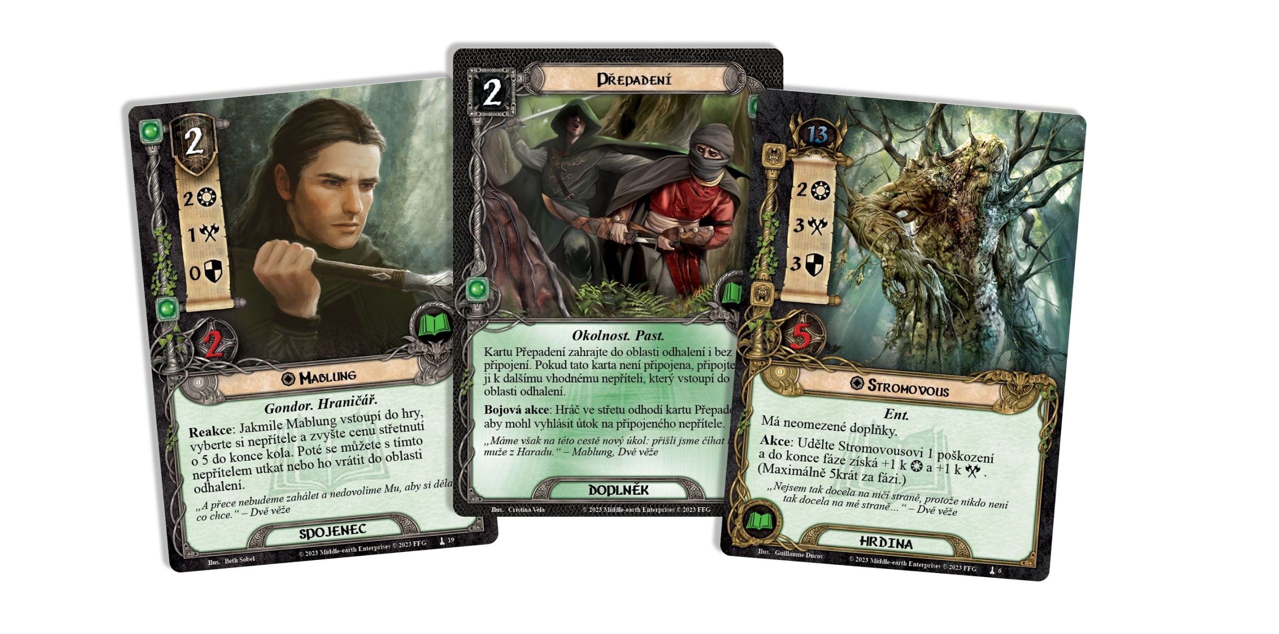 Desková hra Blackfire Pán prstenů: Karetní hra Dvě věže Dodatek