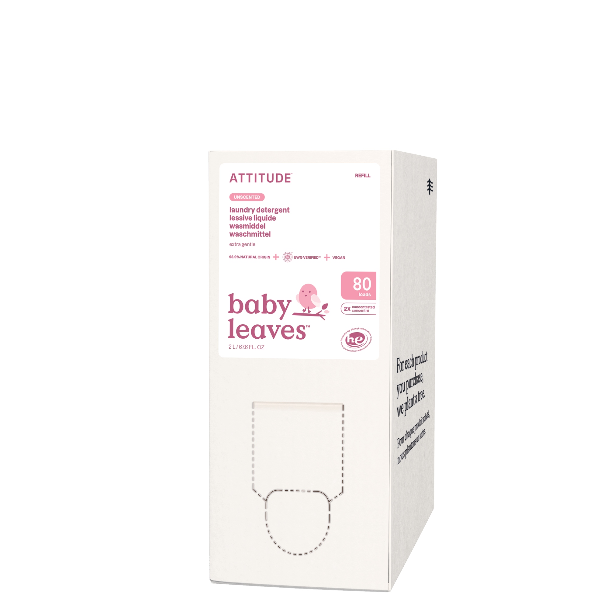 Attitude Gel na praní pro děti Náhradní kanystr 2 l