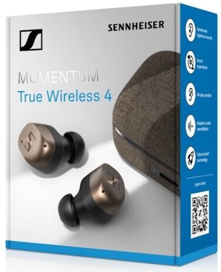 Słuchawki bezprzewodowe dokanałowe Sennheiser Momentum True Wireless 4 - Black Cooper