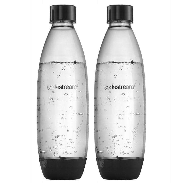 Zestaw butelek do SodaStream Fuse czarne 1l 2 szt.
