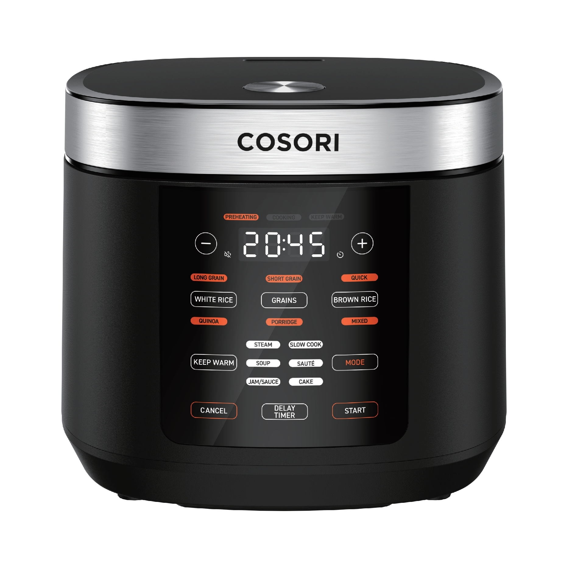 Pomalý hrniec Cosori čierny 970 W 5 l 18 programov