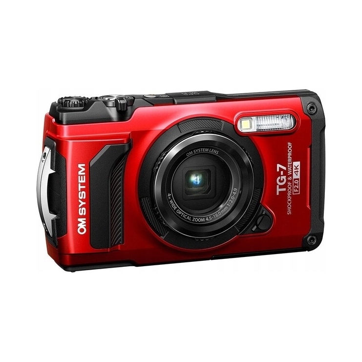 Aparat cyfrowy Olympus TG-7 czerwony