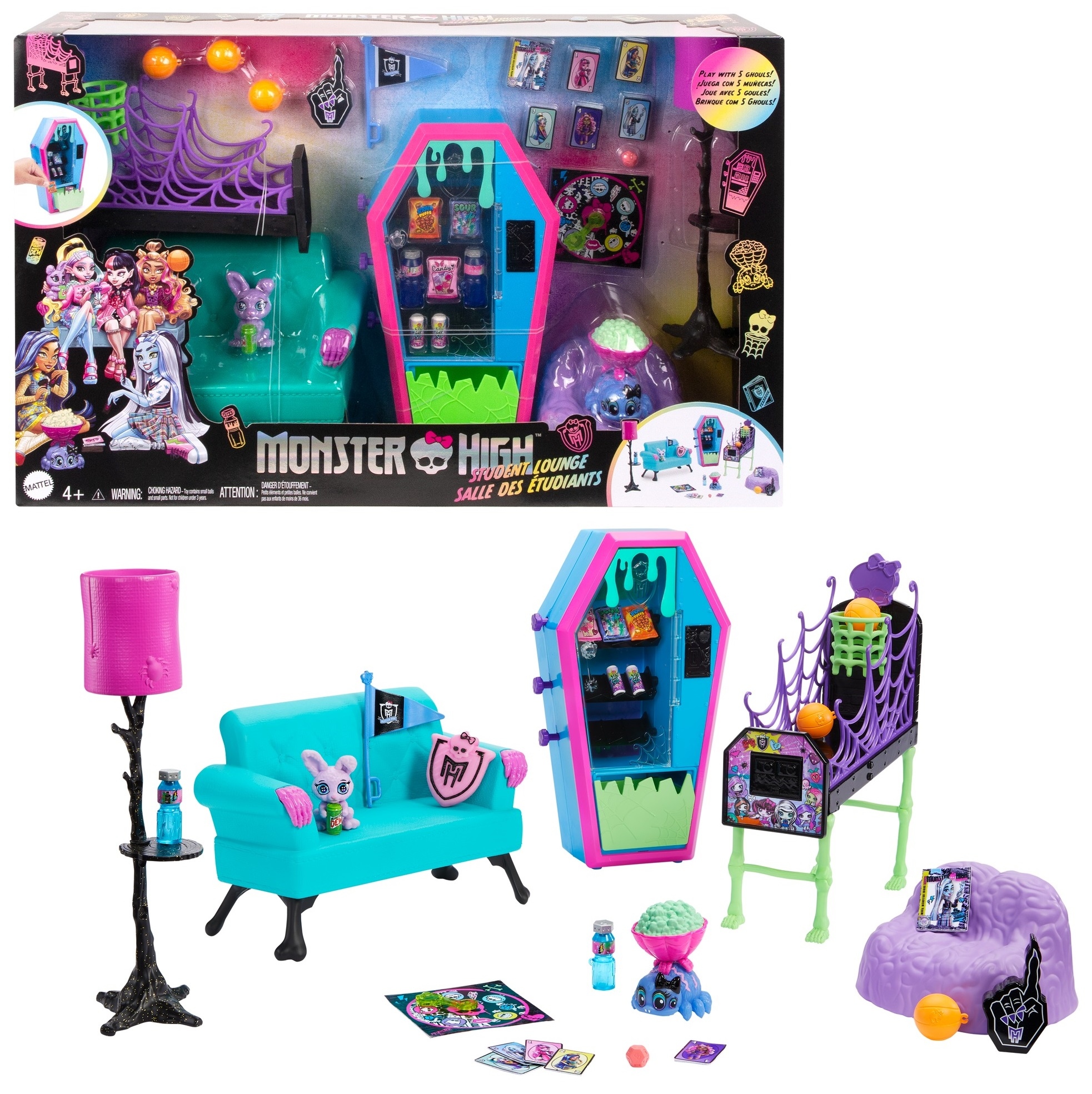 Monster High. HRP57 Salonik uczniów Monster High