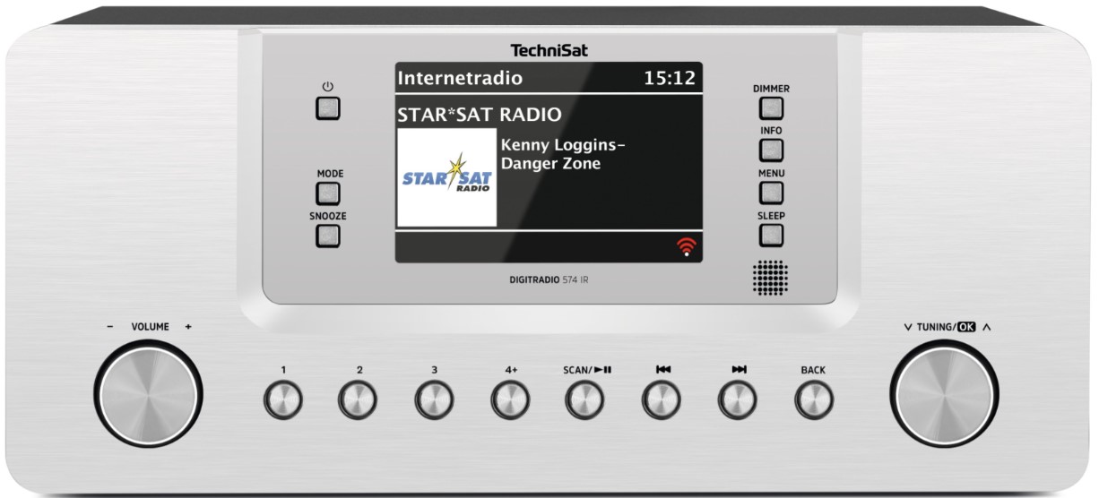 Radioodtwarzacz TechniSat Digitradio 574 Ir Bluetooth, Wi-Fi biały