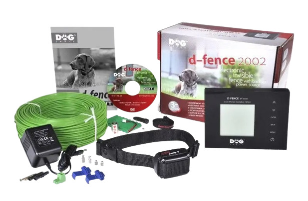 Nematoma tvora šunims DogTrace d-fence 202 juoda su kabeliu