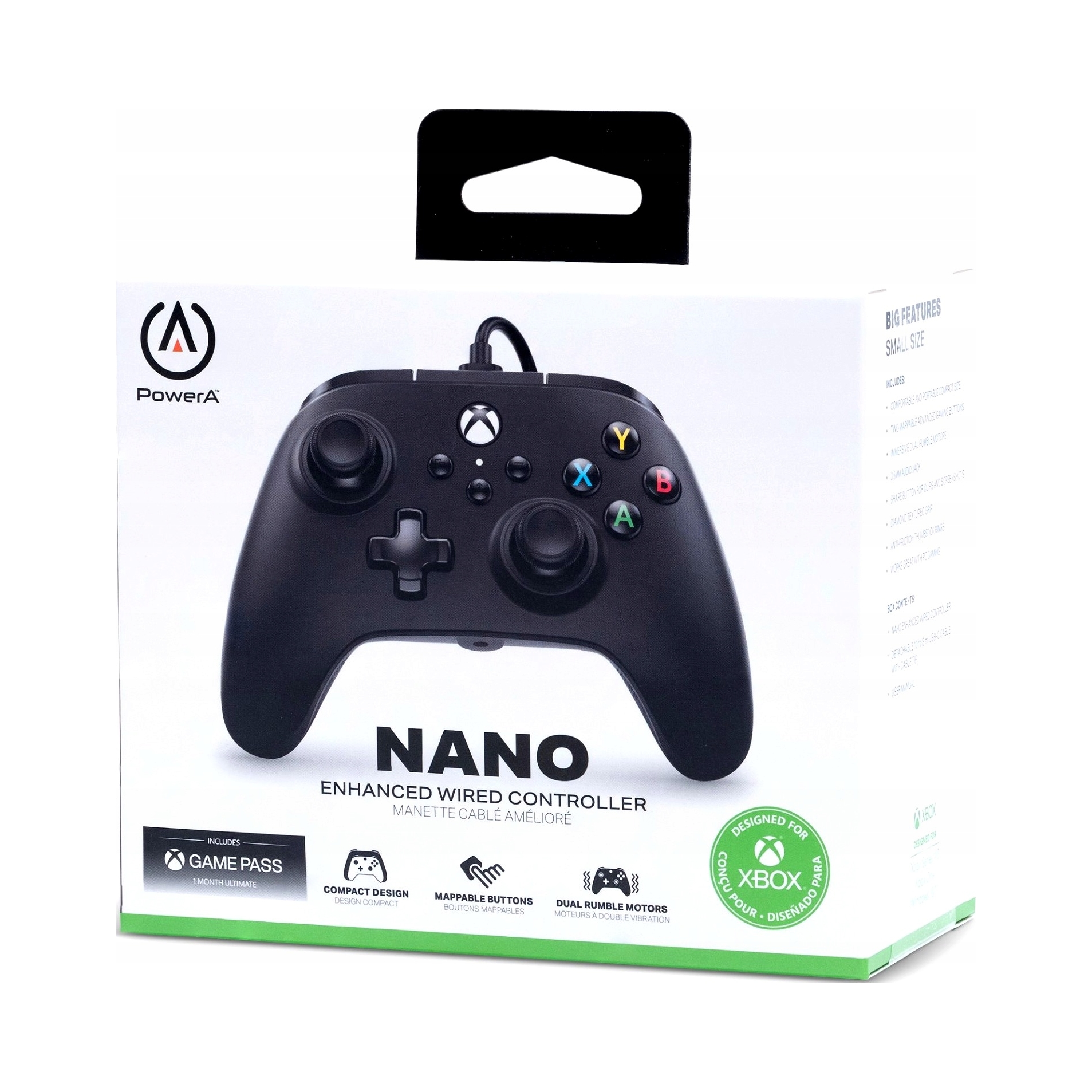 PowerA XS Pad przewodowy NANO Enhanced czarny