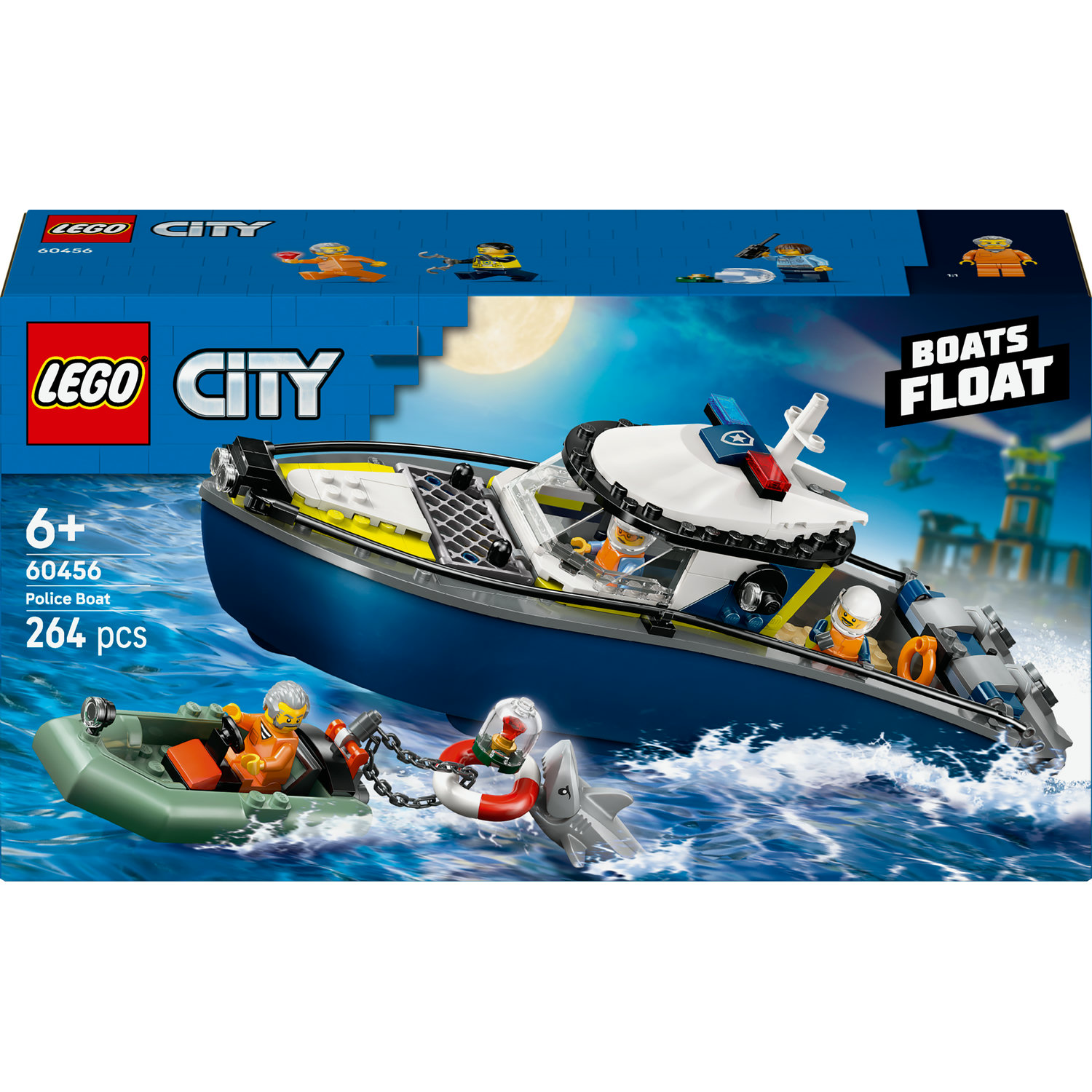 Lego City 60456 Pronásledování policejní lodí Loď Loď