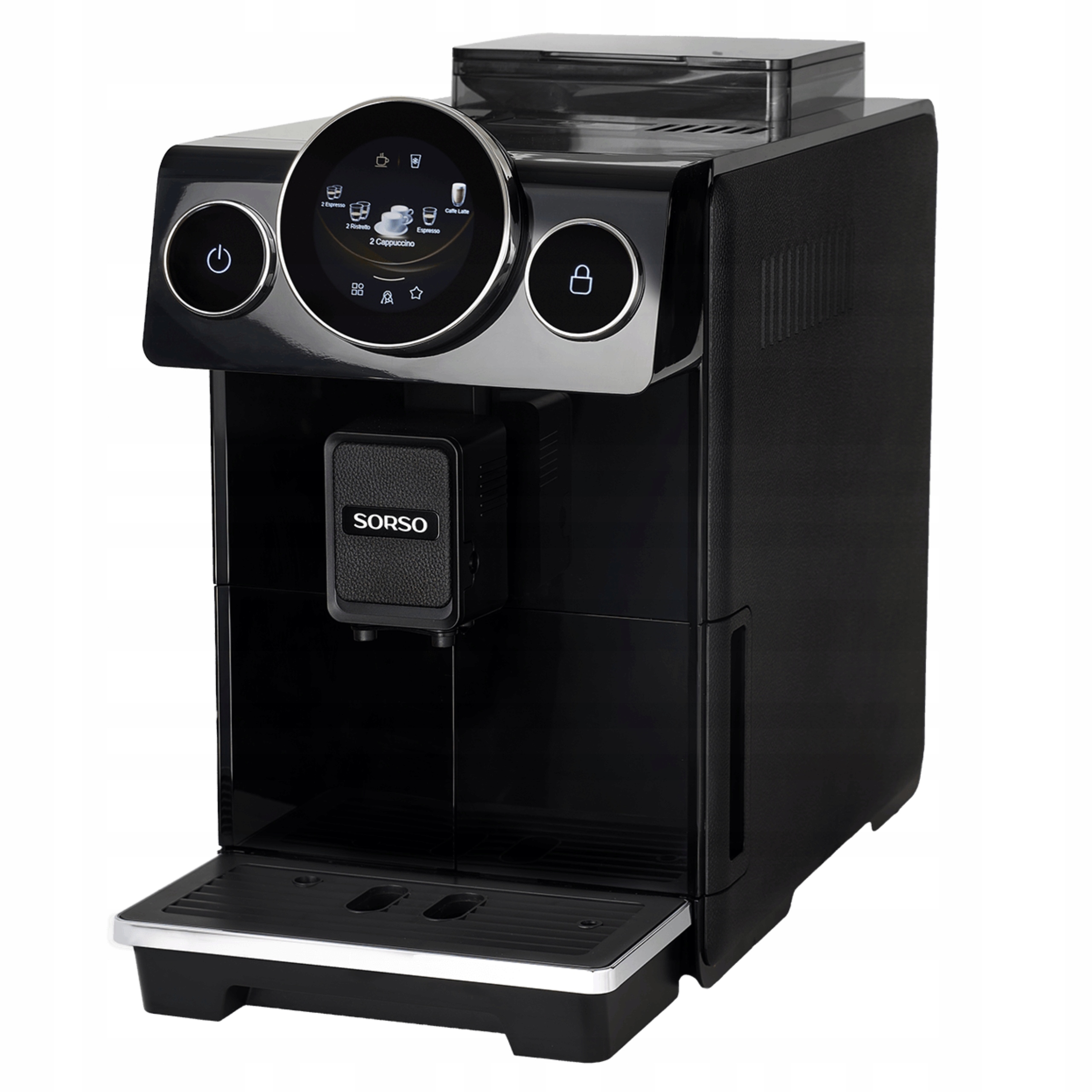 Automatický automatický kávovar Sorso Terra T3 1450 W černý