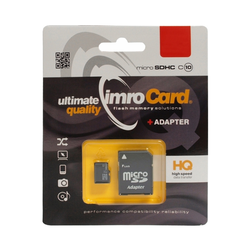 Imro karta pamięci 128GB microSDXC kl. 10 UHS-3 adapter