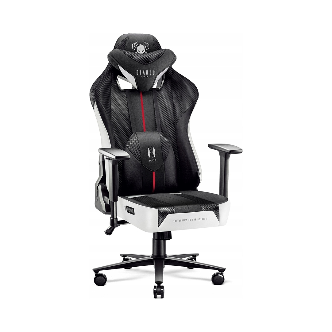 Fotel gamingowy Diablo Chairs X-Player 2.0 Normal Size tkanina czarny