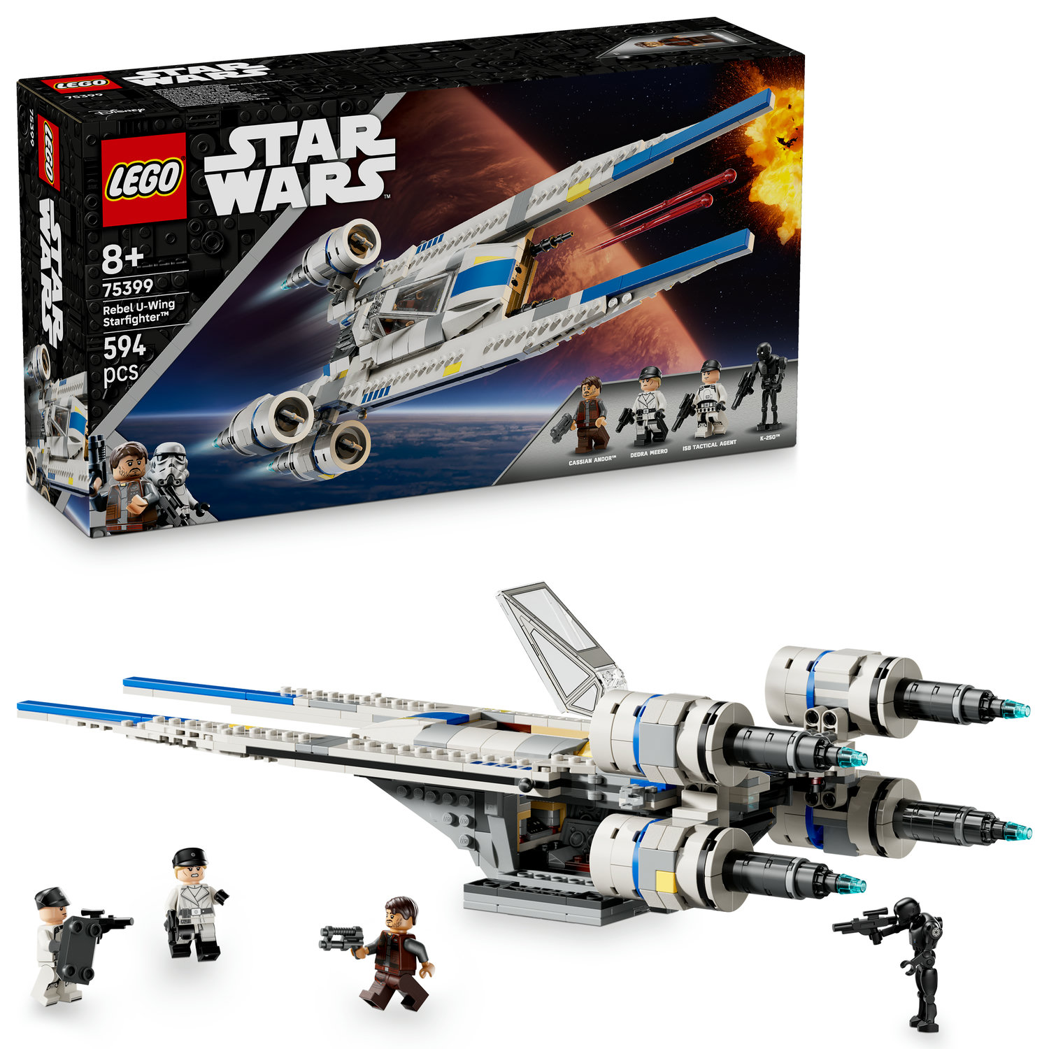 Lego Star Wars 75399 Povstalecká stíhačka U-wing